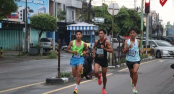 Bripda Khamirul Personel Satbrimob Polda Kaltara Raih Juara II Lari 5 Km di Event TACH Panglima Batur 2026
