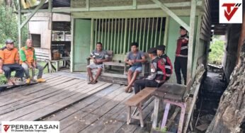 Patroli Humanis, Personel Ditsamapta Hadir di Area Penyeberangan Tanjung Palas