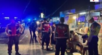 Patroli Skala Besar Regu 1 Polres Tarakan Jelang Pergantian Tahun Baru 2026