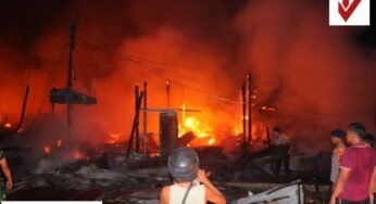 Belasan Kios di Jalan Jelarai Raip Dilalap Si Jago Merah, Ini Penyebab Kebakaran
