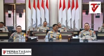 Wakapolda Kaltara Hadiri Grand Entry Meeting Pemeriksaan Laporan Keuangan Polri TA 2025 Secara Virtual