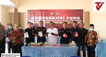 Polda Kaltara Gelar Konferensi Pers dan Pemusnahan Barang Bukti Narkoba Periode Februari s/d April TA. 2026