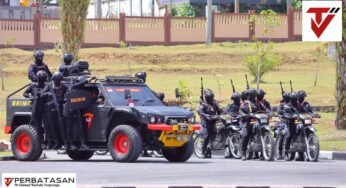 Personel Polda Kaltara Melaksanakan Latihan Praoperasi BKO Nusantara