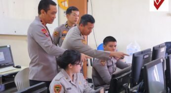 Wakapolda Kaltara Tinjau Persiapan Tes CAT Psikologi Penerimaan Polri di SMA Negeri 1 Tanjung Selor