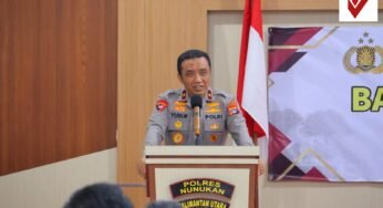 Wakapolda Kaltara Berikan Arahan kepada Personel Polres Nunukan dalam Kunjungan Kerja