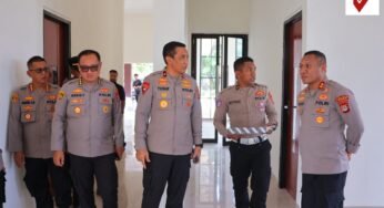 Wakapolda Kaltara Tinjau Command Center dan Mako Polsek Sebatik Timur di Perbatasan RI-Malaysia