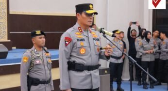 Kapolda Kaltara Pimpin Upacara Kenaikan Pangkat Personel, Ini Adalah Amanah dan Bentuk Penghargaan