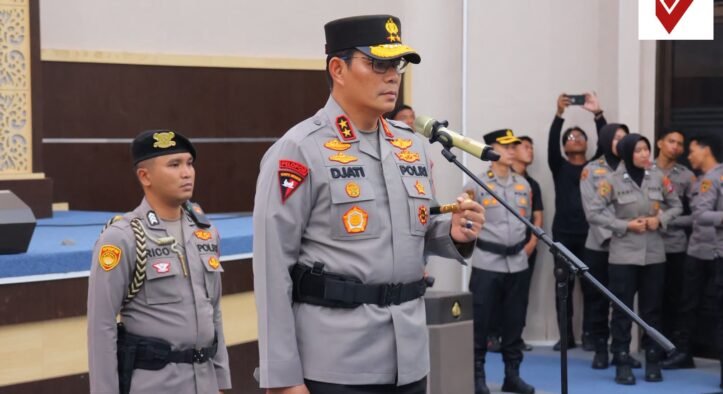 Kapolda Kaltara Pimpin Upacara Kenaikan Pangkat Personel, Ini Adalah Amanah dan Bentuk Penghargaan