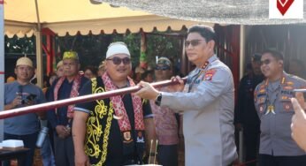 POLDA KALTARA GELAR LOMBA SUMPIT TRADISIONAL DAYAK DALAM RANGKA HARI BHAYANGKARA KE-80