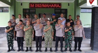 Kapolda Kaltara Kunjungi Korem 092/Maharajalila, Perkuat Sinergitas TNI–Polri