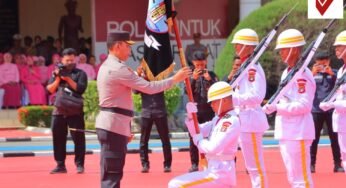 Polda Kaltara Gelar Upacara Welcome and Farewell Parade Kapolda Kalimantan Utara
