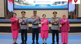 Kapolda Kaltara Pimpin Upacara Serah Terima Jabatan Karo SDM Polda Kalimantan Utara