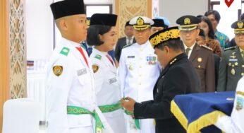 Kapolda Kaltara Hadiri Pengukuhan Paskibraka Provinsi Kaltara Tahun 2026