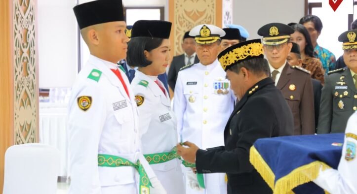 Kapolda Kaltara Hadiri Pengukuhan Paskibraka Provinsi Kaltara Tahun 2026