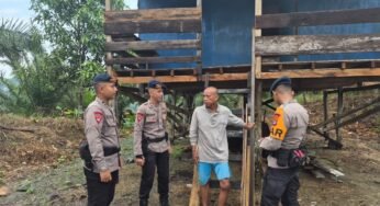 Cegah Kebakaran Hutan, Satbrimob Kompi 2 Batalyon B Sebatik Gencarkan Imbauan Karhutla di Nunukan