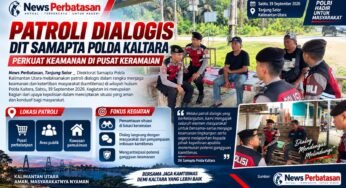 Patroli Dialogis Dit Samapta Polda Kaltara Perkuat Keamanan di Pusat Keramaian