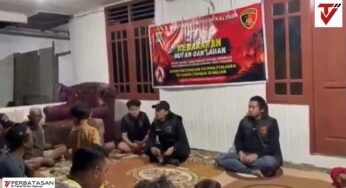 Tim URC Resmob Ditkrimum Polda Kaltara Tangani Karhutla dan Sosialisasikan Pencegahan kepada Masyarakat
