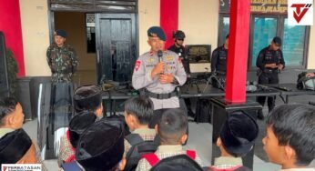 Brimob Kaltara Sambut Kunjungan Siswa SD Al-Qur’an Imam Asy Syafii di Mako Batalyon A Pelopor