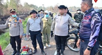Inovasi Gambut dan Berbagai Upaya Hentikan Bara Karhutla, Kapolda Kalsel Turun Langsung