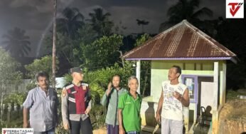 Polsek Tanjung Palas Sambangi Satkamling RT 04, Ajak Warga Bersama Jaga Kamtibmas