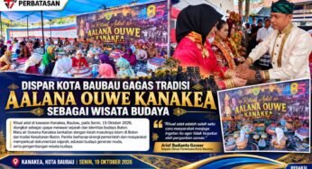 Dispar Kota Baubau Gagas Tradisi Aalana Ouwe Kanakea Sebagai Wisata Budaya