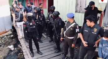 DIREKTORAT RESERSE NARKOBA POLDA KALTARA BERSAMA BNN, RESERSE POLRES TARAKAN, TNI DAN INSTANSI TERKAIT GELAR OPERASI SARANG NARKOBA, SEJUMLAH ORANG DIAMANKAN