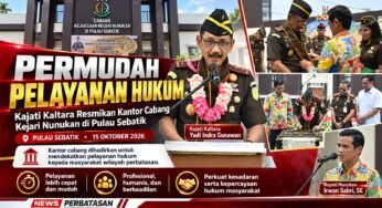 Permudah Pelayanan Hukum, Kajati Kaltara Resmikan Kantor Cabang Kejari Nunukan di Pulau Sebatik