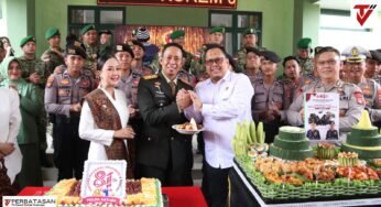 Soliditas TNI–Polri, Polda Kaltara Beri Kejutan di HUT ke-81 TNI di Korem 092/Maharajalila