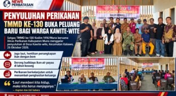 Penyuluhan Perikanan TMMD ke-130 Buka Peluang Baru bagi Warga Kawite-wite